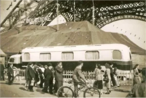 Bouglione Caravan under Eiffel Tower